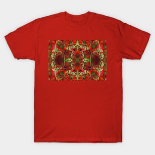 Christmas Kaleidoscope. Abstract Design T-Shirt